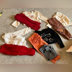 baby girl Holiday sets HALLOWEEN AUTUMN AND CHRISTMAS